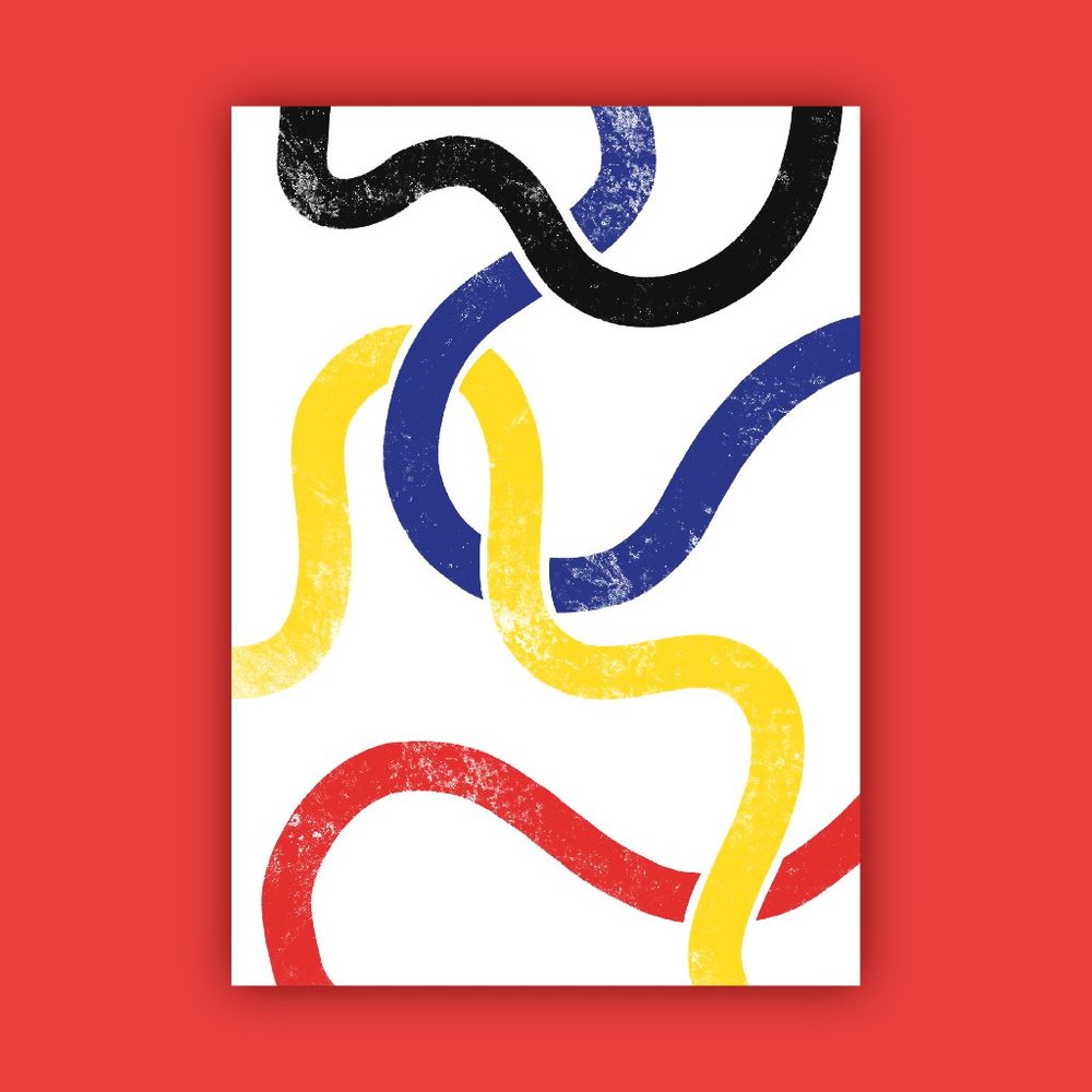 5"x7" Art Print: Twists and Turns